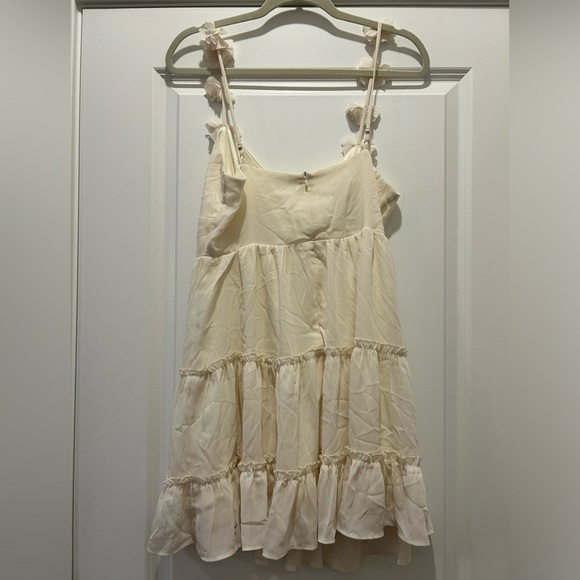 All in Favor 3D Flower Strap Minidress - Picture 6 of 7